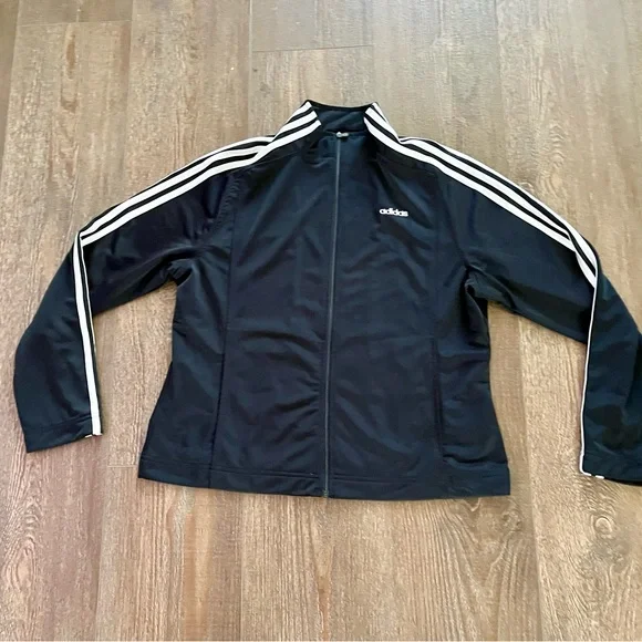 Adidas Black Track Jacket - Picture 1 of 7